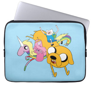 Abenteuerzeit   Lady, Bubblegum, Finn & Jake Laptopschutzhülle
