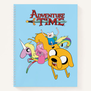 Abenteuerzeit   Lady, Bubblegum, Finn & Jake Notizbuch