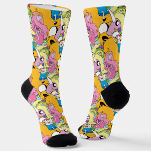 Abenteuerzeit   Lady, Bubblegum, Finn & Jake Soc Socken