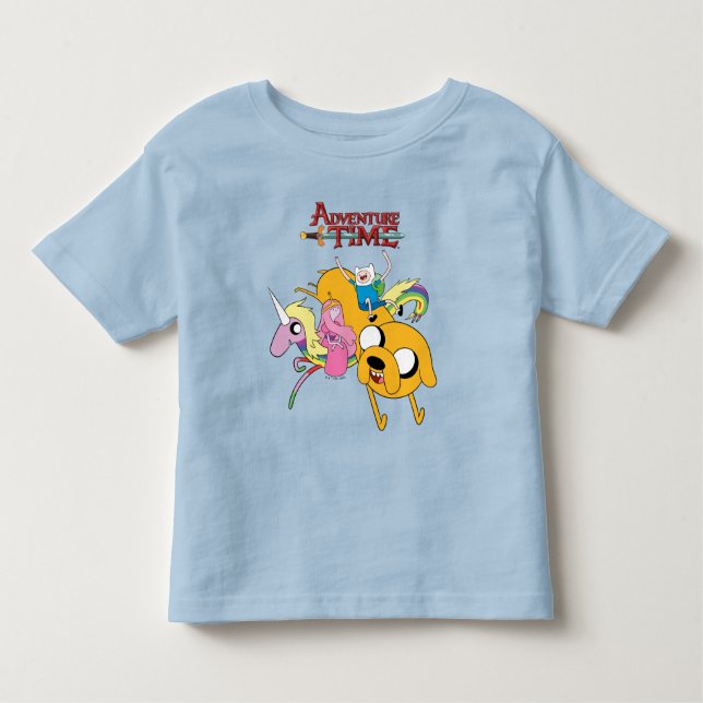 Abenteuerzeit | Lady, Bubblegum, Finn & Jake T-S Kleinkind T-shirt (Vorderseite)