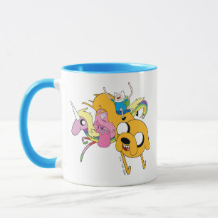 Abenteuerzeit   Lady, Bubblegum, Finn & Jake Tasse