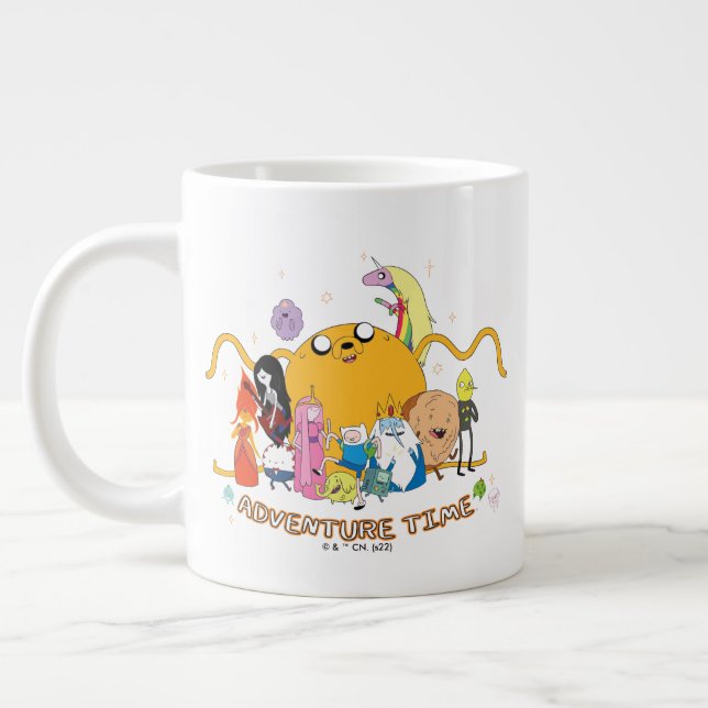 Abenteuerzeit | Large Jake Group Graphic Jumbo-Tasse (Links)