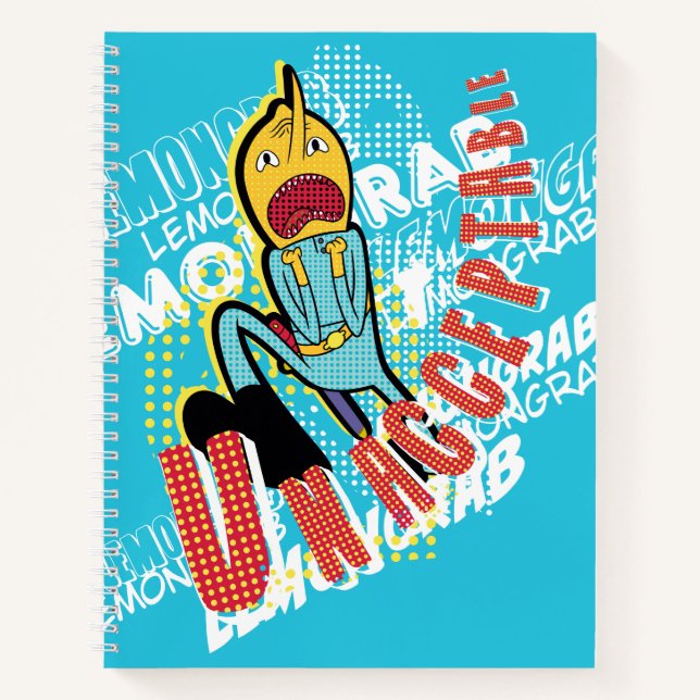 Abenteuerzeit | Lemon Grab "UNAKZEPTABLE" Notizbuch (Vorderseite)
