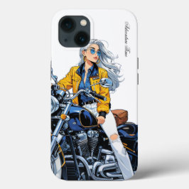 Abenteuerzeit : Motorradfahrer iPhone 13 Fall Case-Mate iPhone Hülle