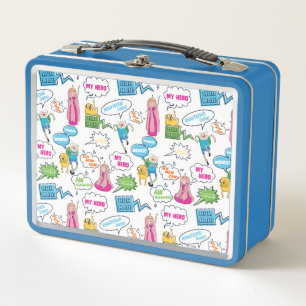 Abenteuerzeit   Zeichen-Abrufmuster Metall Brotdose