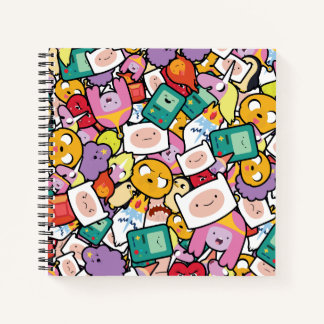 Abenteuerzeit | Zeichen-Toss-Muster Notizbuch