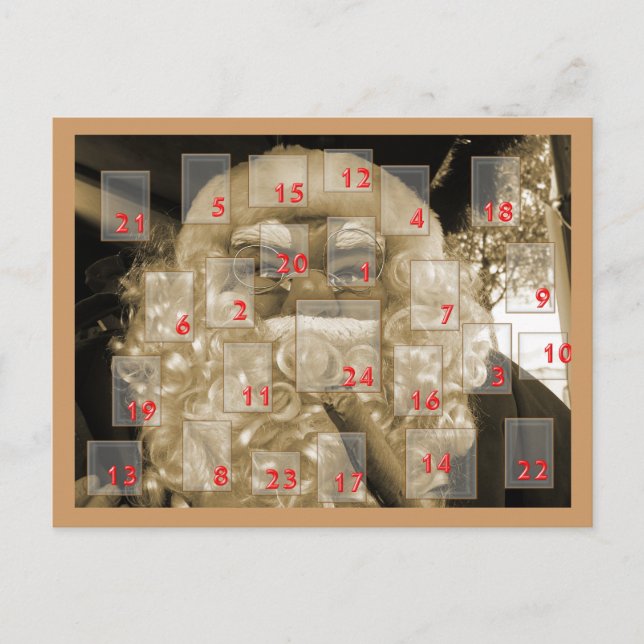 Abenteurer-Nikolon Feiertagspostkarte (Vorderseite)