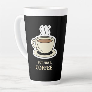 Aber als Erstes Kaffee, der lange Zeit frisch war Milchtasse