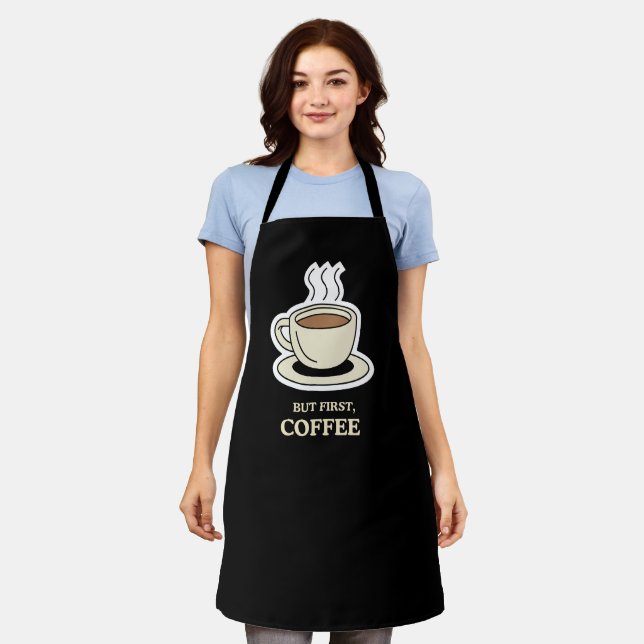 Aber als Erstes Kaffee, der lange Zeit frisch war Schürze (Getragen)