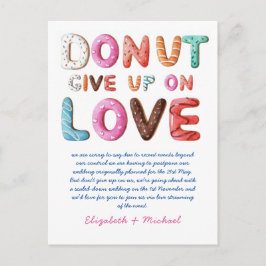 ABER aufgeben bei Liebe Änderung der Pläne Datum K Postkarte