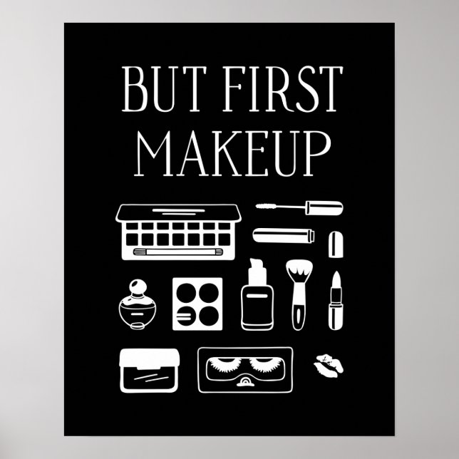 Aber das erste Makeup Poster (Vorne)