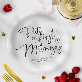 Aber das erste Mimosas-Brautparty Pappteller