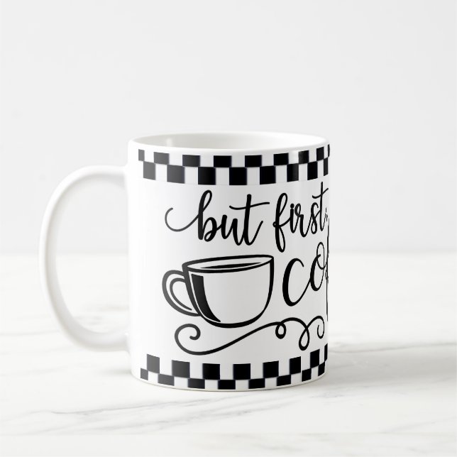 Aber der erste Kaffee Cup Tasse Tee Kaffee (Links)