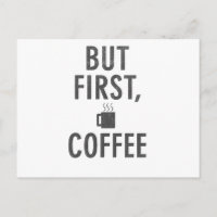 Aber der erste Kaffee