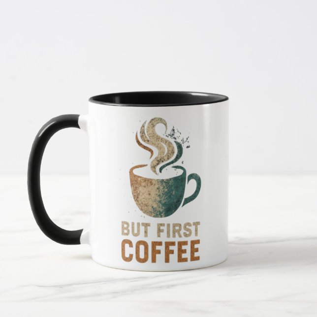 Aber der erste Kaffee Tasse (Links)