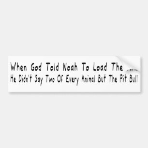 Aber der Grubenbull Autoaufkleber