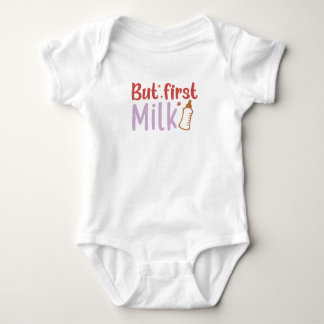 Aber die erste Milch - Kinderwagen/Baby Boy Clothe Baby Strampler