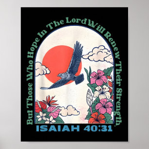Aber diejenigen, die im Herrn hoffen, Christlichen Poster