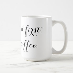 Aber erste Kaffee-Tasse Tasse