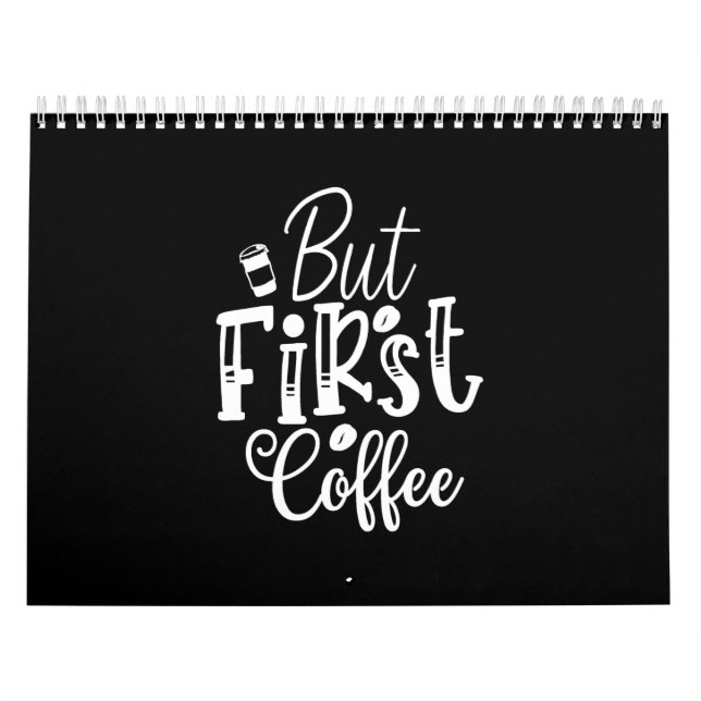 aber erster Kaffee Kalender (Titelbild)
