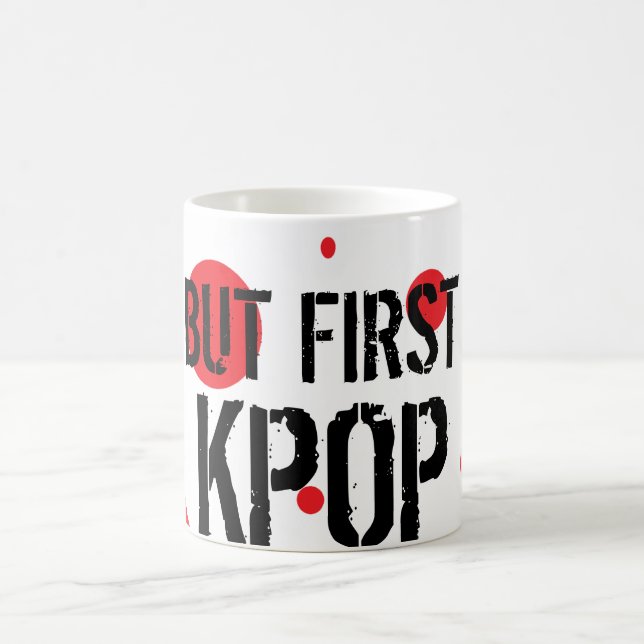 Aber erstes Kpop Tasse (Mittel)