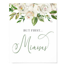 Aber First Mimosas White Floral Green