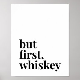 Aber First Whiskey Poster