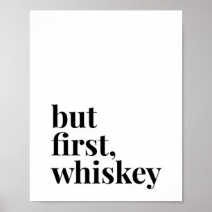 Aber First Whiskey Poster
