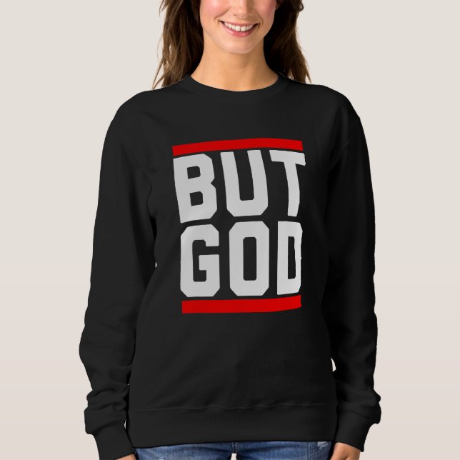 ABER GOTT SWEATSHIRT (Vorderseite)