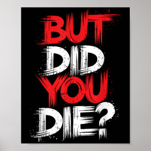 Aber haben Sie Gym Motivation Workout Die? Poster
