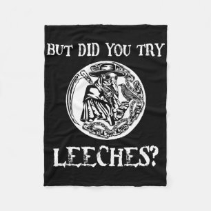 Aber hast du den Leeches Plague Doctor Middle Age Fleecedecke