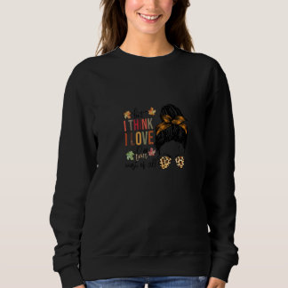 Aber ich denke, ich liebe den Herbst am meisten Le Sweatshirt