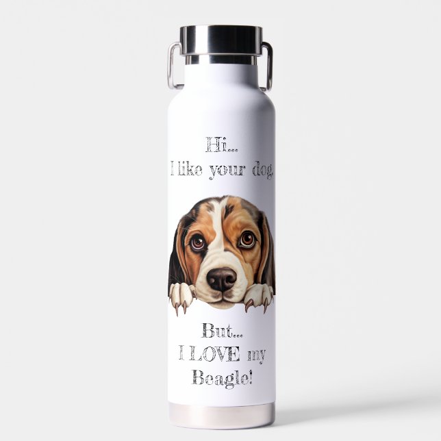 Aber ich LIEBE meinen Beagle! Trinkflasche (Vorne)