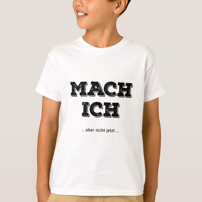 Aber ich mache jetzt kein Cooles Sprichwort T-Shirt (Vorderseite)
