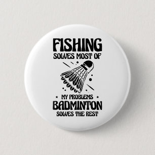 Aber in meinem Kopf spiele ich Badminton Player Sh Button