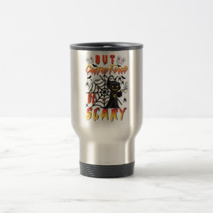 Aber Kaffee ist zuerst Beängstigend Reisebecher