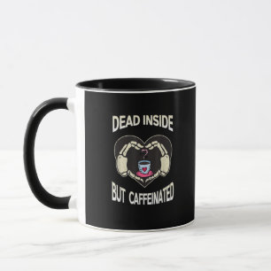 Aber koffeiniertes Kaffeekelett Herz Tasse