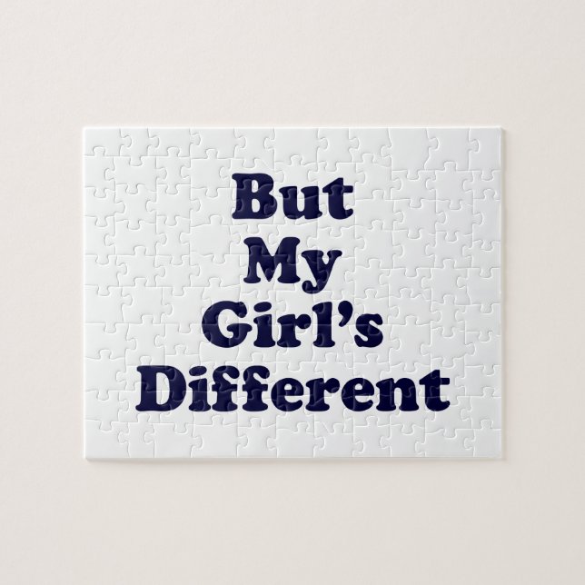 Aber mein Mädchen ist anders Puzzle (Horizontal)