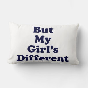 Aber meine Freundin ist anders Lendenkissen