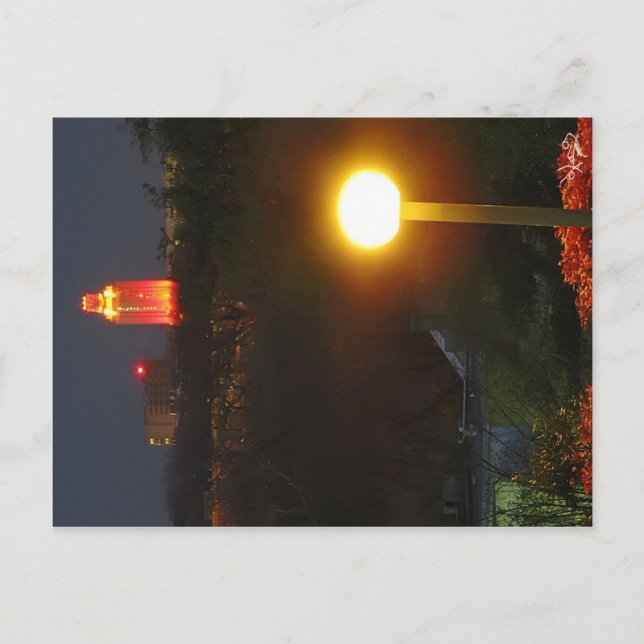 ABER Tower in Orange für WIN, Austin, TX Postkarte (Vorderseite)