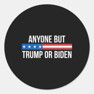 Aber Trump oder Biden - Runder Aufkleber