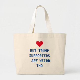 ABER TRUMP-UNTERSTÜTZER SIND WEIDER ALS - TOTE BAG JUMBO STOFFBEUTEL