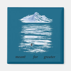 Aber warum Pinguin trauriger Pinguin Berge aber wa Magnet