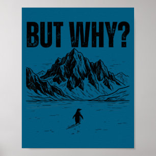 Aber warum steuert der nihilistische Pinguin auf d Poster
