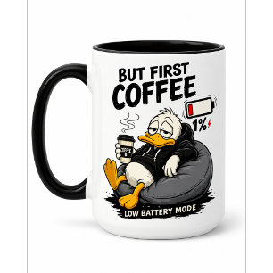 ABER ZUERST KAFFEE Kaffee Lustiger Spruch Becher Tasse