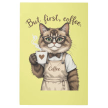 Aber zuerst Kaffee Katze