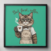 Aber zuerst, Kaffee Katze
