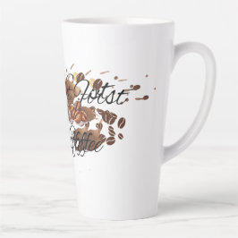 Aber zuerst, Kaffee" Personalisierte Keramik Latte Milchtasse