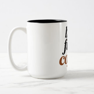 Aber zuerst Kaffee Pinsel Schrift Typografie Zitat Zweifarbige Tasse