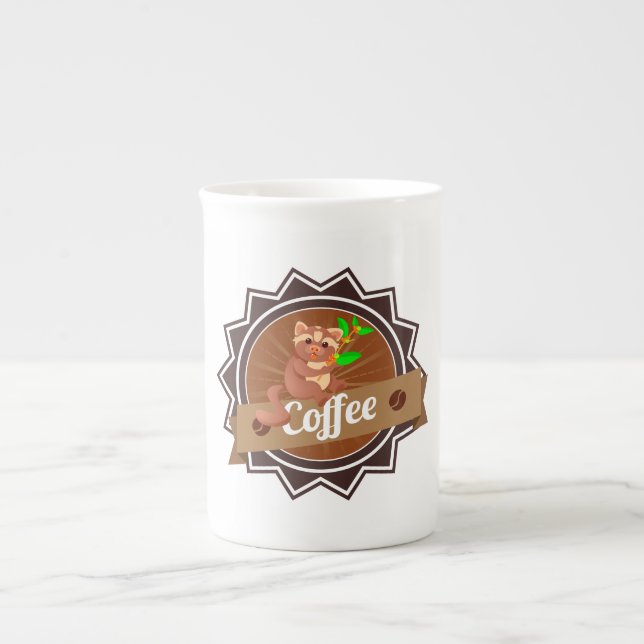 Aber zuerst Kaffee Prozellantasse (Vorderseite)